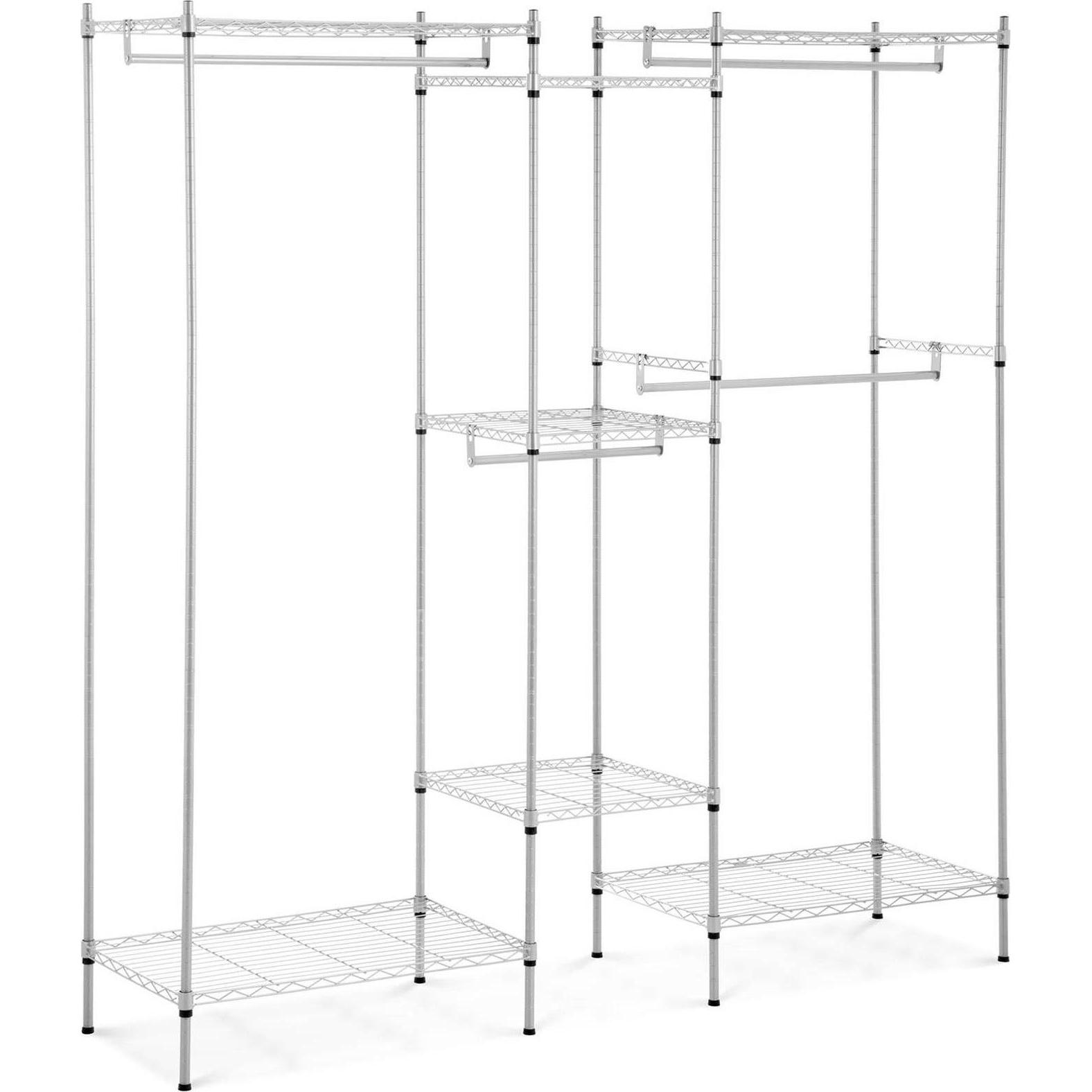 Royal Catering, Kleiderständer + Kleiderstange, Garderobenständer Metall Kleiderständer Wäscheständer 189 x 45 x 196 cm ...