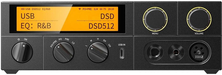 Actual product image FiiO K17 (USB-DAC, Display, USB host, Tone control, gain switch, Wi-Fi, aptX, Infrared, Airplay, Bluetooth)
