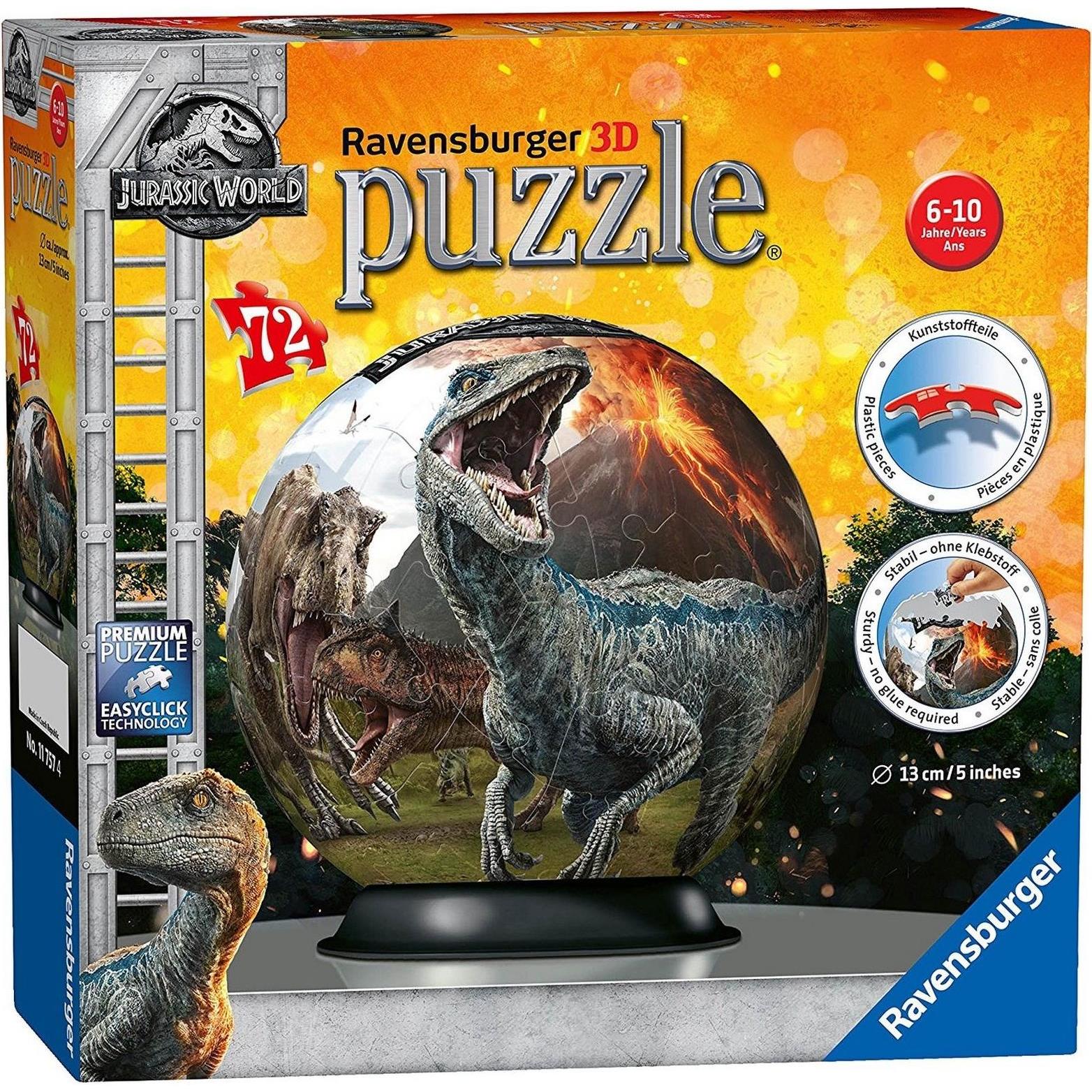 Thumbnail - Ravensburger Puzzle-Ball Jurassic World (72 Teile)