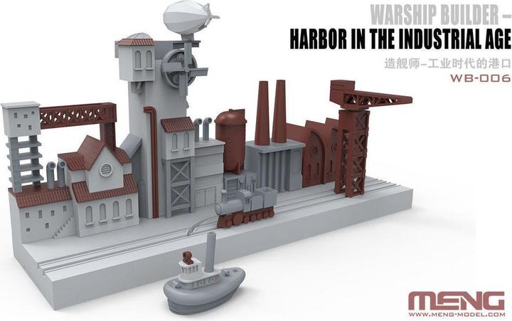 Actual product image Meng-Model Warship Builder-Harbor In The Industrial Age (CARTOON MODEL)