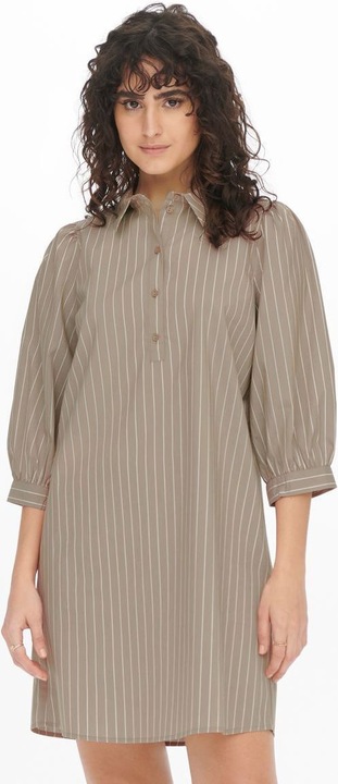 Image du produit JdY Robe chemisier rayée à manches 3/4 (L)