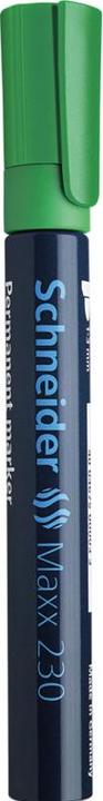 Image du produit Schneider Marqueur permanent Maxx 230 Largeur de trait : 1-3 mm Couleur de l'encre : vert (1x)