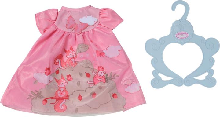 Actual product image Baby Annabell Zapf 709603 dress pink squirrel 43cm