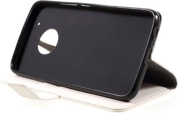 Image du produit MU Classic Housse de téléphone portable en cuir avec texture litchi (Motorola Moto G5 Plus)