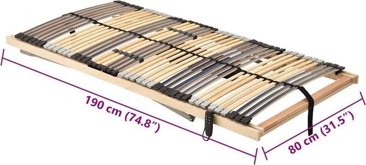 Produktbild vidaXL Elektrische Bettbasis