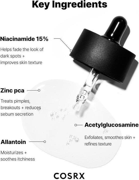 Actual product image Cosrx The Niacinamide 15 Serum (20 ml)