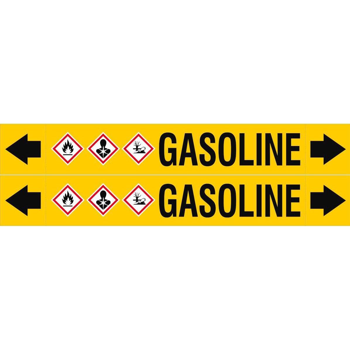 Brady ASME - Rohrmarkierer - Gasoline (ASMEPM-50X345MM-GASOLINE)