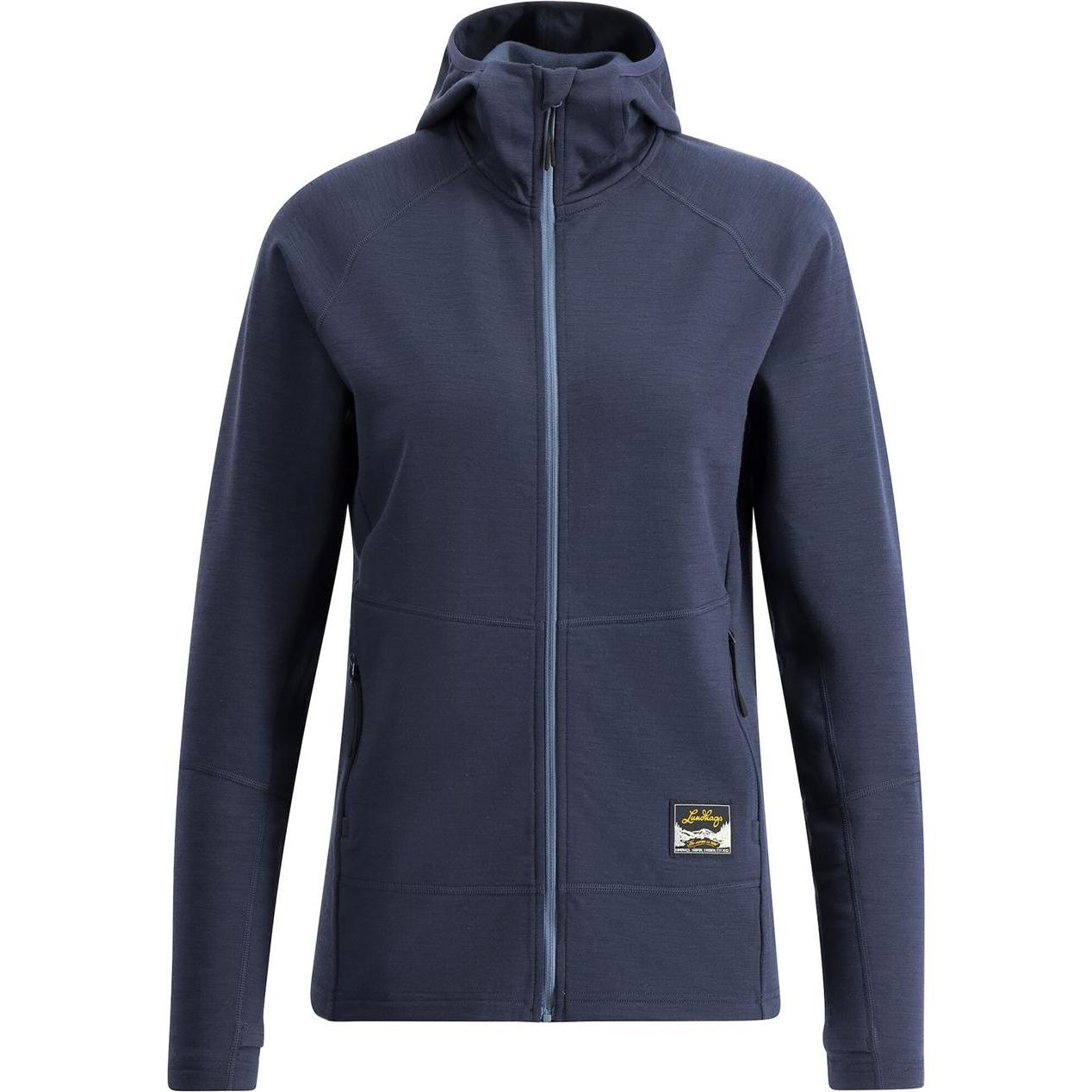 Lundhags, Damen, Jacke, Women's Tived Merino Hoodie (L), Blau, L