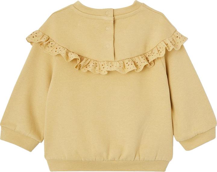 Actual product image Vertbaudet Mädchen Baby Sweatshirt mit besticktem Volant (68)