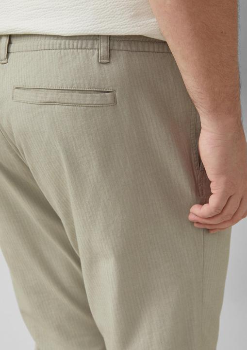 Produktbild s.Oliver Phoenix: Fein gemusterte Chino mit Elastikbund (42)