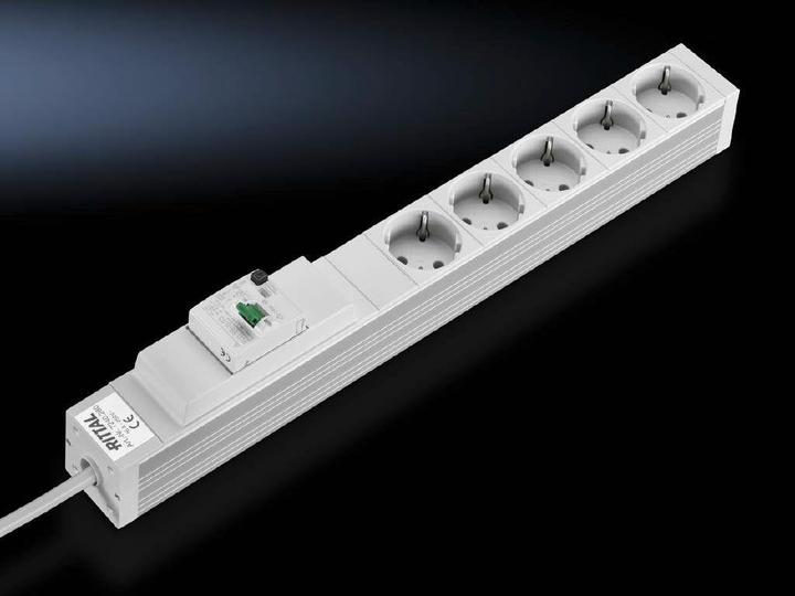 Actual product image Rittal Socket Strip (5 x, CEE 7/3, 2 m)