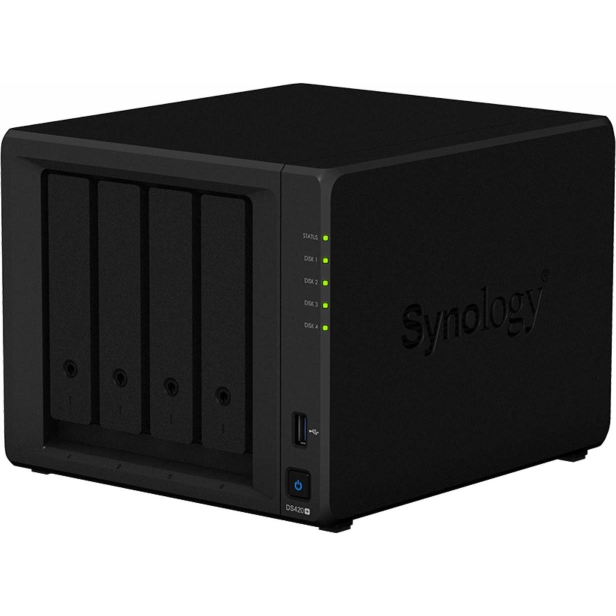 Synology DS420+ (0 TB), NAS, Schwarz