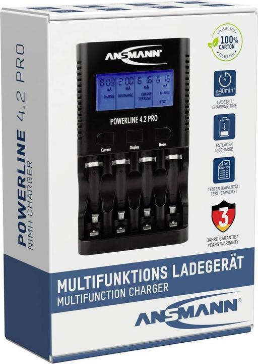 Produktbild Ansmann Powerline 4.2 Pro (1 Stk., AAA, AA, Ladegerät ohne Akku)