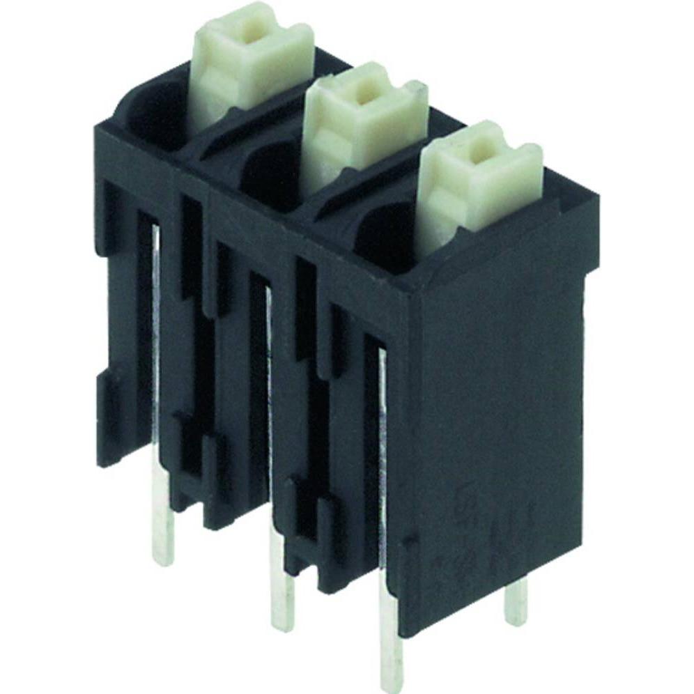 Weidmüller 1870140000 Federkraftklemmblock 1.5 mm² Polzahl 2 Schwarz 60 St., Cavo + Spina elettrica, Nero