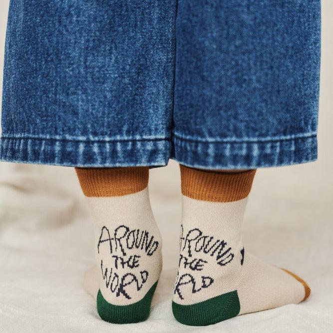 Image du produit Liewood Socken Silas 3er Set All around the World Sandy (Lot de 3, 19 - 21)