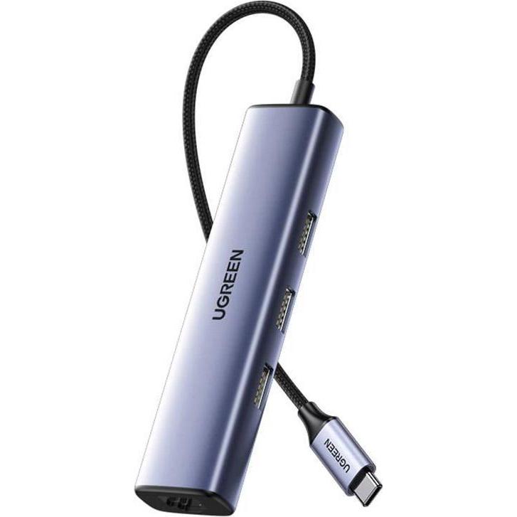Thumbnail - Ugreen CM475 (USB-C, 4 Ports), Dockingstation + USB Hub, Grau