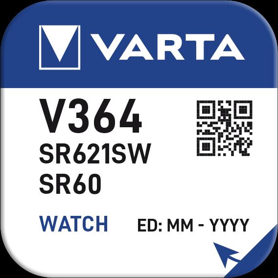 Image du produit Varta V364 / SR621SW - Uhrenbatterie (1 pcs, SR60, 17 mAh)