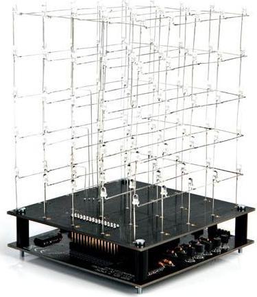 Actual product image Whadda WSL8018W LED Kit 3D LED Cube 5 x 5 x 5 (white LED) (Electronics kit)