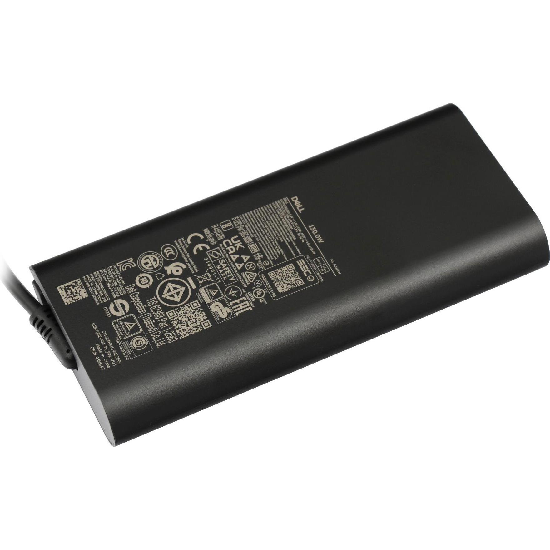 Dell K00F5 (130 W), Notebook Netzteil, Schwarz