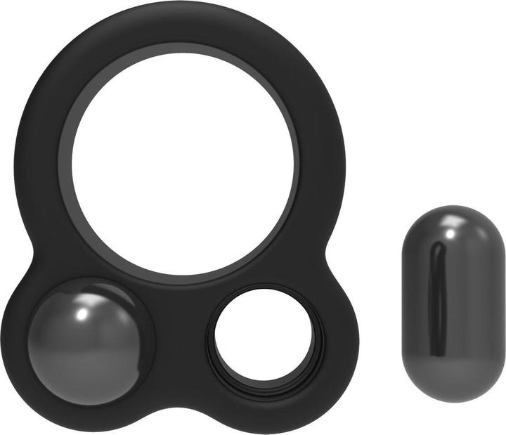 Produktbild Dreamtoys Dream Toys Ramrod Cockring Dual Weight Black 6 cm (3.50 cm)