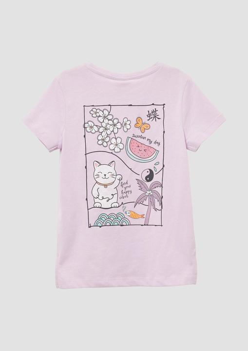 Immagine prodotto S.Oliver T-Shirt T-Shirt mit Front- und Rückenprint im Loose Fit (92)