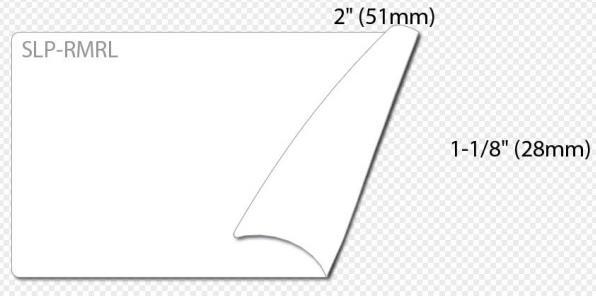 Actual product image Seiko SLP-RMRL 28 x 51mm 2 ROLLS