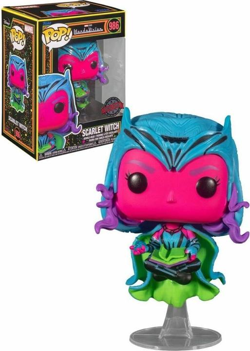 Produktbild Funko WandaVision POP! Vinyl Figurine Scarlet Witch(Blacklight) 9 cm
