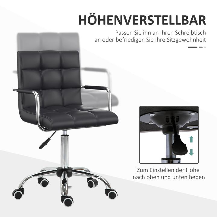 Image du produit Homcom Chaise de bureau avec roulettes (46 - 61 cm)