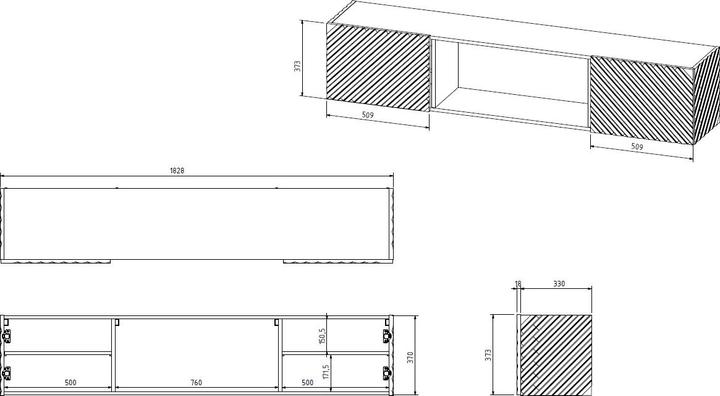 Produktbild Cama Lara (183 x 35 x 37 cm)