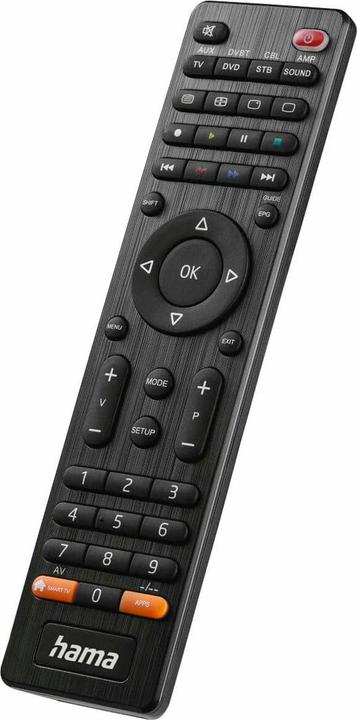 Produktbild Hama Universal-Fernbedienung für Samsung TVs, IR, lernfähig, leuchtende Tasten (Universal Fernbedienung, Infrarot)