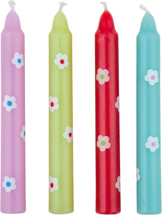 Actual product image Tib Candles with floral print (4 pcs.)