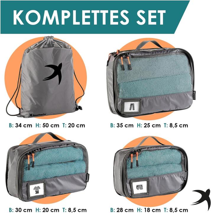 Produktbild Seeschwalbe 4-teiliges Packwürfel-Set