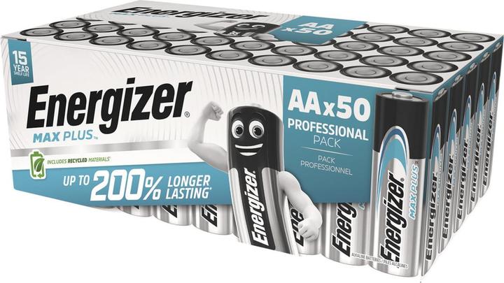 Actual product image Energizer Max Plus (50 pcs., AA)