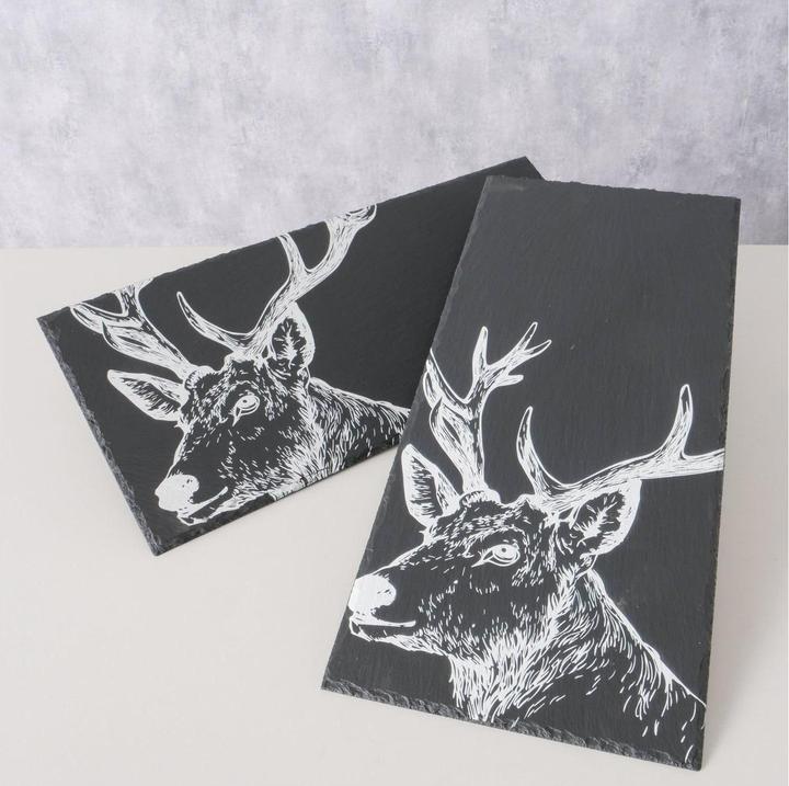 Actual product image Boltze Home Moritz serving board slate black 48cm assorted (1 piece)