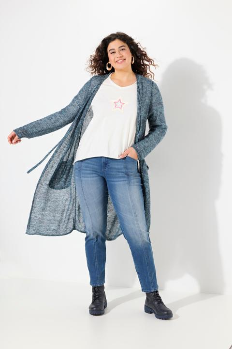Actual product image Ulla Popken Decorative Seam Boyfriend Jeans (42)