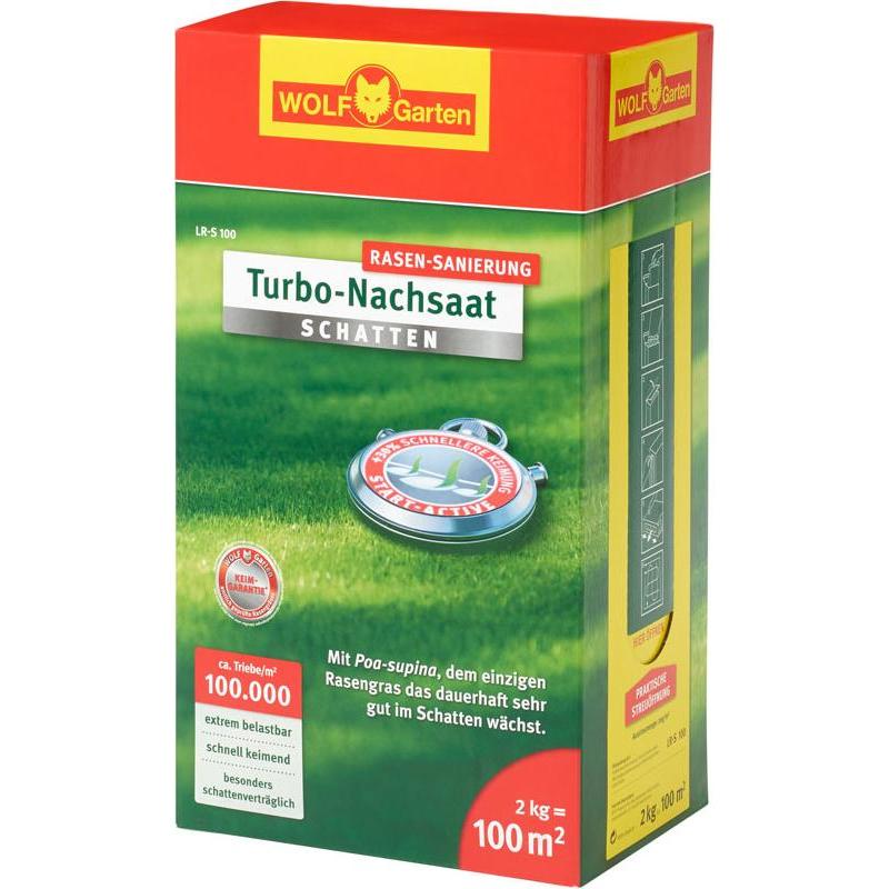 Wolf-Garten, Samen, Rasen Sanierung Turbo Nachsast L-RS 100 (Rasensamen)