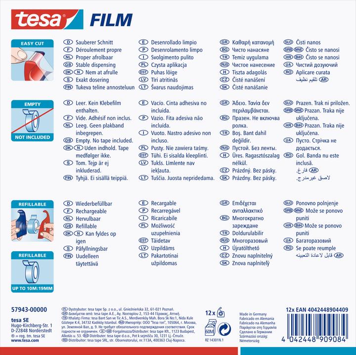 Produktbild tesa EASY CUT Handabroller