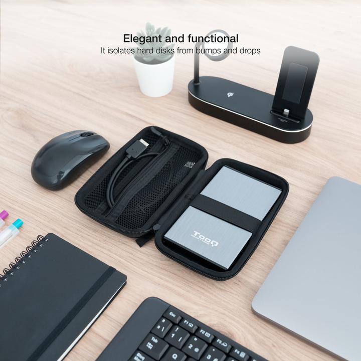 Actual product image Tooq Technology FUNDA CAJA EXTERNA 2.5" NEGRO