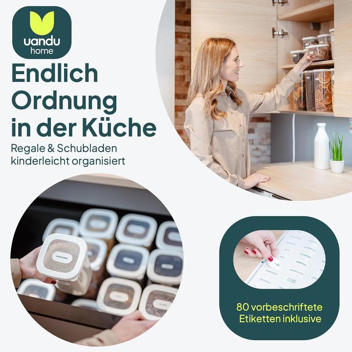 Produktbild Uandu 12er-Set Vorratsdosen