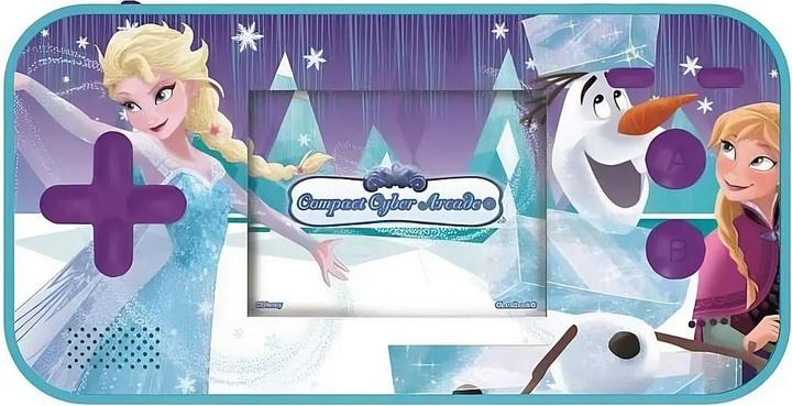 Actual product image Lexibook JL2367FZ Disney Frozen The Ice Queen ELSA Compact Cyber Arcade Portable Game Console, 1