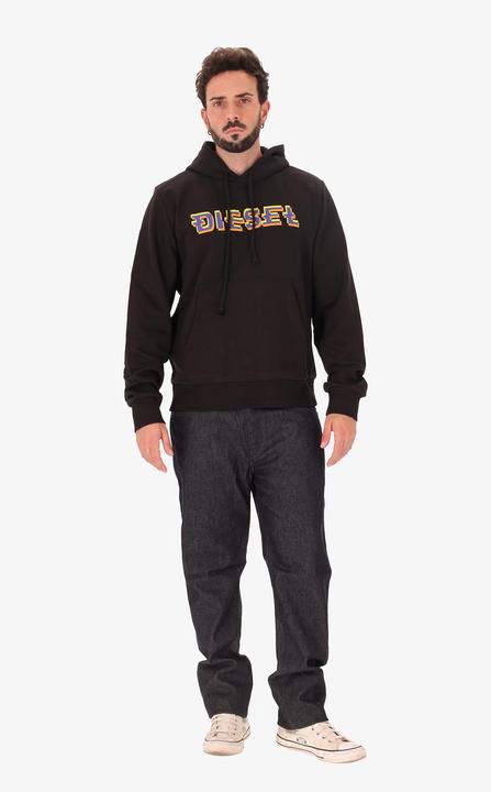 Actual product image Diesel Herren Sweatshirt Schattierung - Baumwolle & Polyester - Lässig (XL)