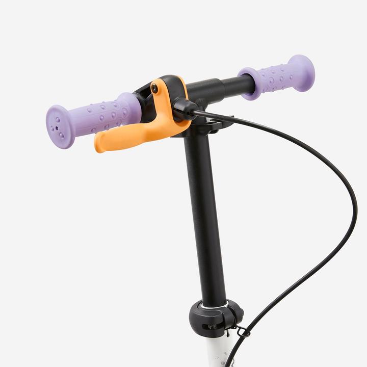 Produktbild Oxelo Scooter Tretroller Kinder mit Bremse - Play 5 weiss/violett