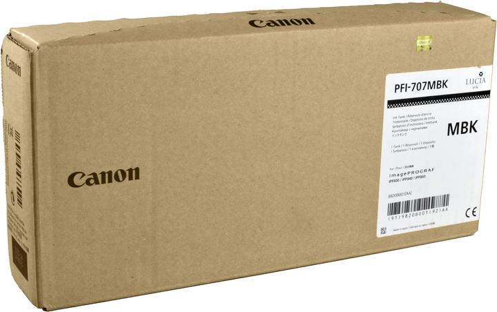 Produktbild Canon Tinte Large Format schwarz Orig.Nr. PFI-707MBK (MBK)