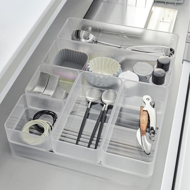 Actual product image Yamazaki Stackable organiser L deep (set of 2) TOWER