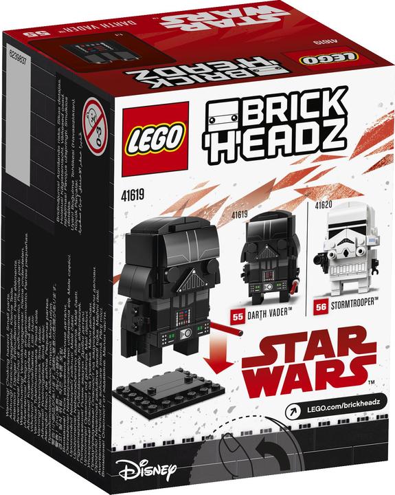 Produktbild LEGO Darth Vader (41619, LEGO Brickheadz)