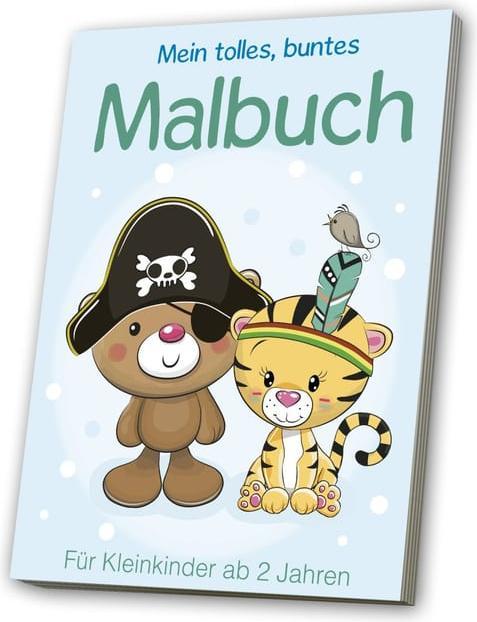 Produktbild Mein tolles, buntes Malbuch, blau