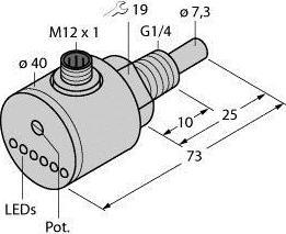 Produktbild Turck Strömungssensor G1/4