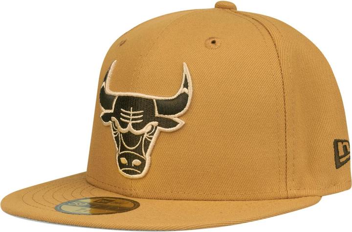 Actual product image New Era 59Fifty Fitted Cap - NBA Chicago Bulls tan brun (7 7/8)
