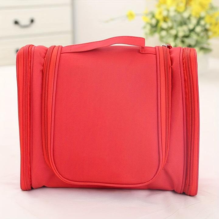 Actual product image Only-Bags.Store Toiletry Bag Travel Cosmetic Makeup Organiser with Hanging Hooks Portable Waterproof