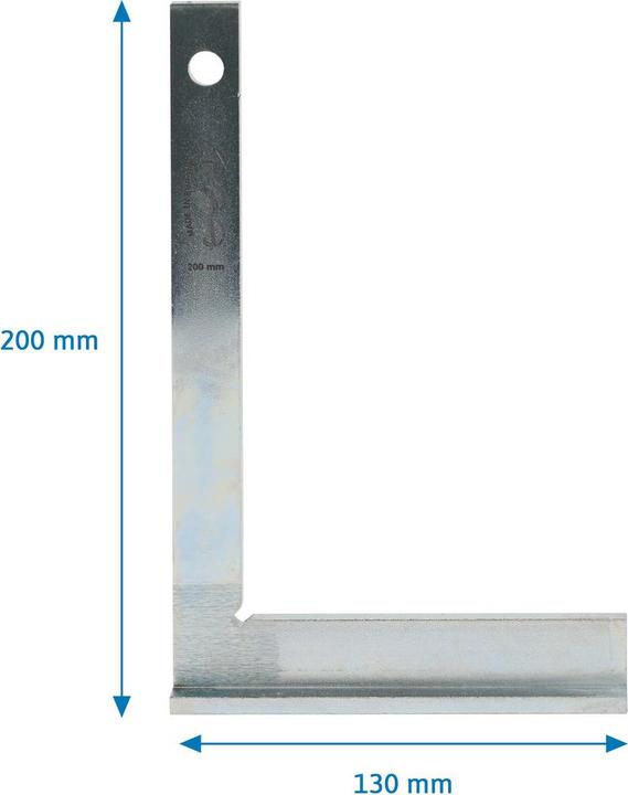 Image du produit Dönges Equerre de serrurier avec butée, 200 x 130 mm